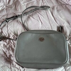 Michael Kors Light Gray Crossbody Bag